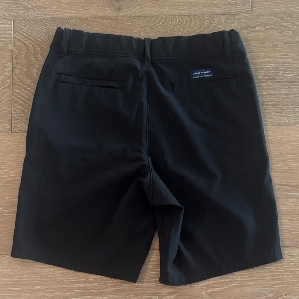 Janie and Jack Black and Light Blue Kids Shorts - Picture 3 of 12